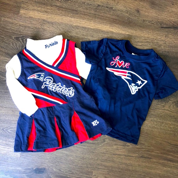 NFL Matching Sets Toddler Patriots Bundle With Cheerleader Uniform Poshmark
